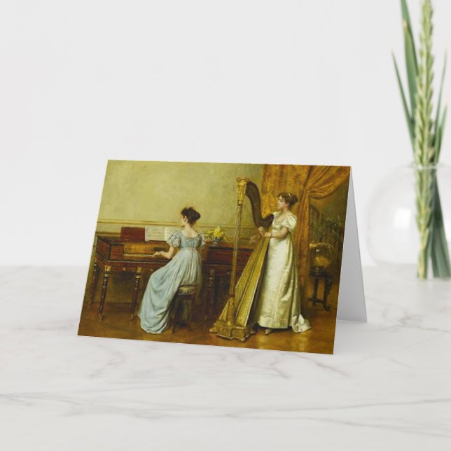 Musikrummets hälsningskort kort (Framsida)