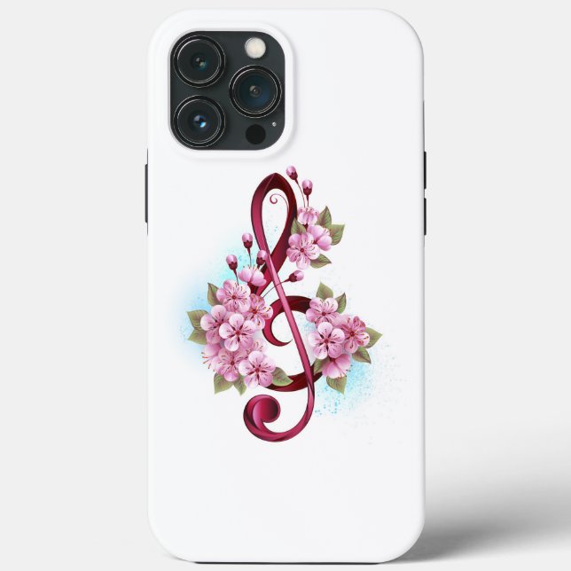 Musiksaxlar med saxblommor (Baksida)