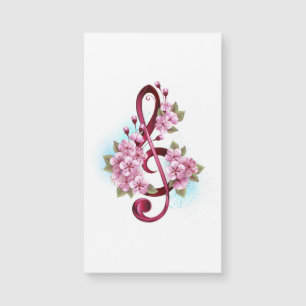 Musiksaxlar med saxblommor