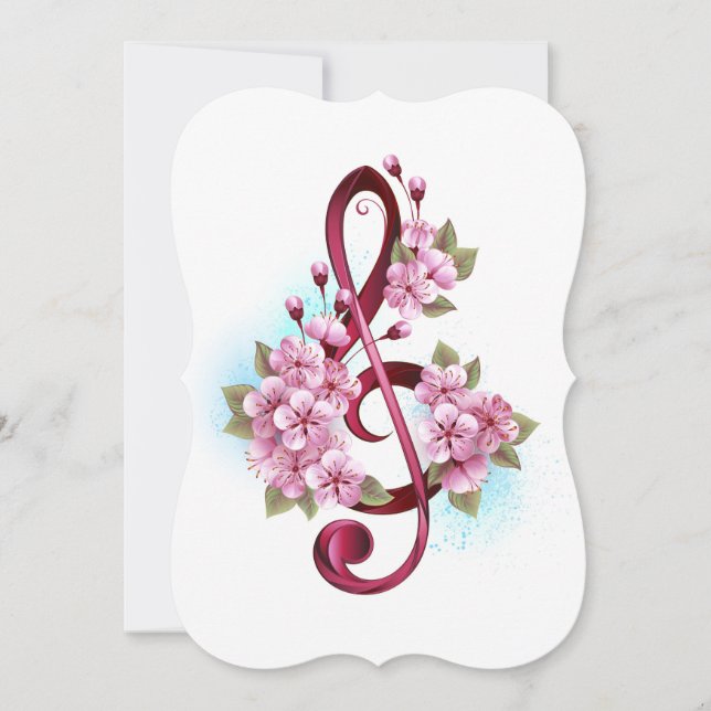 Musiksaxlar med saxblommor (Framsida)