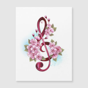 Musiksaxlar med saxblommor