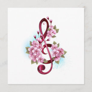 Musiksaxlar med saxblommor program