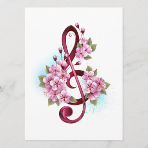 Musiksaxlar med saxblommor program
