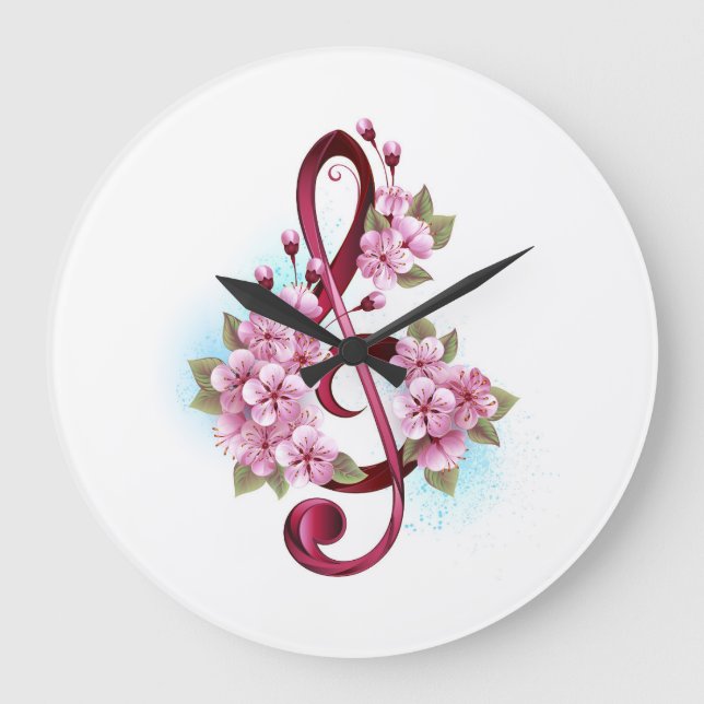 Musiksaxlar med saxblommor stor klocka (Framsida)