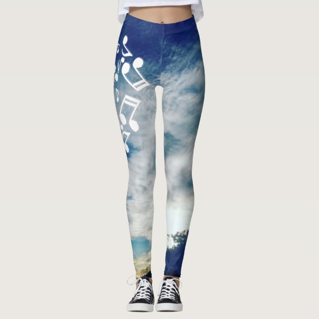 Musikscener Leggings (Framsida)