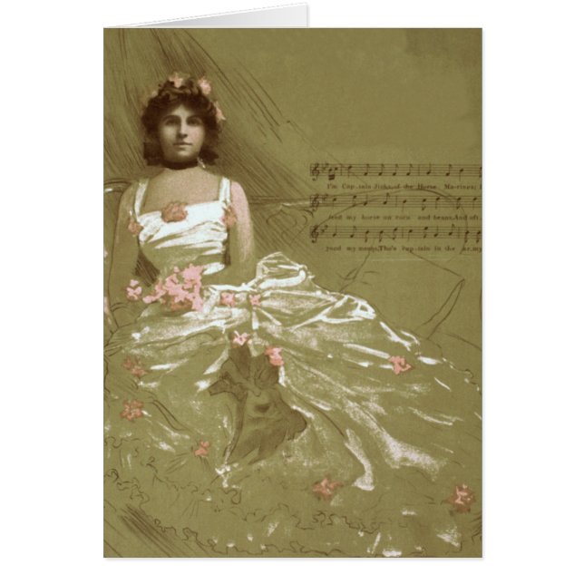 musiksegrare hälsningskort (Framsidan)