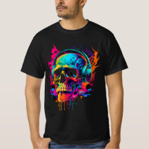 Musikskalle Bold 80's Retro Synthwave Graphic Tee