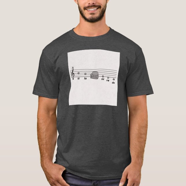 Musikskämt T Shirt (Framsida)
