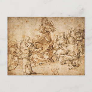 Musikskapande änglar av Albrecht Durer Vykort