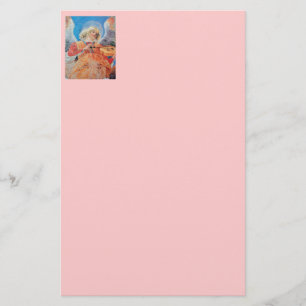 MUSIKSKAPANDE JULÄNGEL Rosa Brevpapper