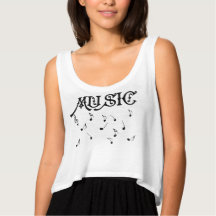 Musikskjorta med musik noter