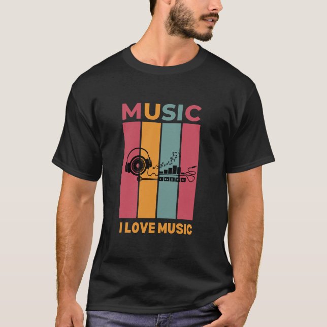 musikskjorta ny t shirt (Framsida)