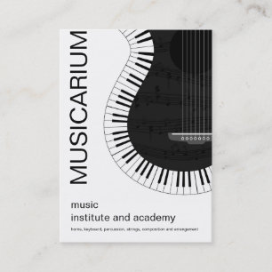 musikskola, affärskort visitkort