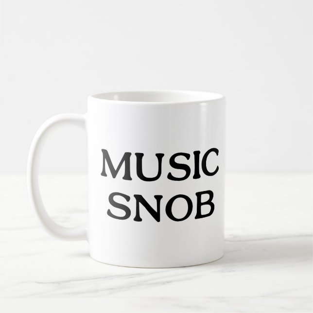 Musiksnobb Kaffemugg (Vänster)