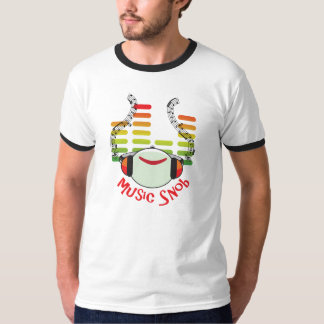 Musiksnobbmultifärgad Tee Shirt
