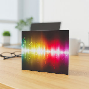 Musikspektrum Ljudvåg Vibrerande Ljud Visualizer  Inbjudningar