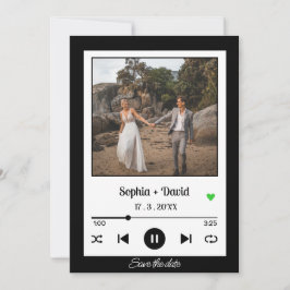 Musikspelarens fotoalbum med Sång-albumskydd Spara Inbjudningar