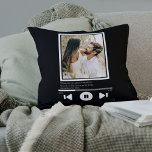 Musikspelarens fotoPersonlig Kudde<br><div class="desc">Novelty- och modern Music Player-fotomall - Personlig modern dekorativ kudde. lägg till ditt eget foto och din egen text - ändra texten till kostym enligt dina önskemål - personligen ger dig idéer från Ricaso</div>