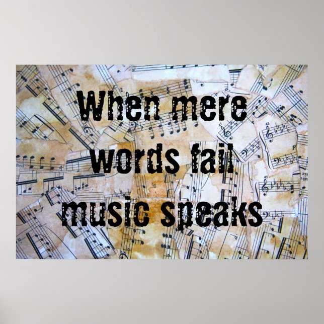 Musikspråk Poster (Framsidan)