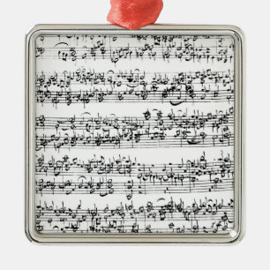 Musikställning av Johann Sebastian Bach Julgransprydnad Metall