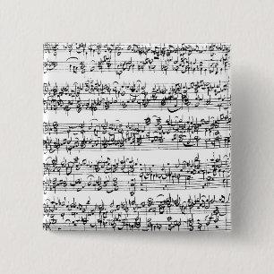 Musikställning av Johann Sebastian Bach Knapp