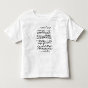 Musikställning av Johann Sebastian Bach T-shirt