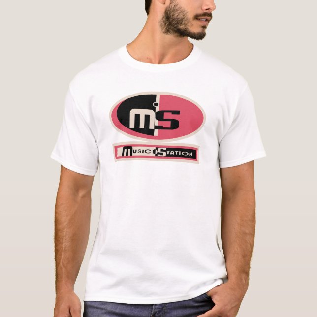 MusikstationT-tröja Tee Shirt (Framsida)