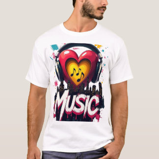Musikstil cool. t shirt