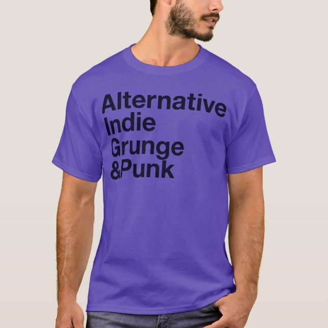 Musikstil vintage t shirt (Framsida)