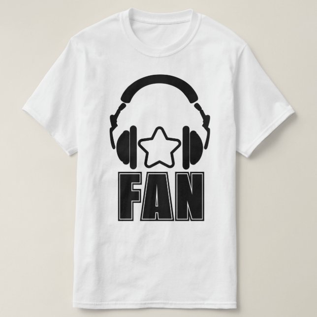 MUSIKSTJÄRNA FAN T SHIRT (Design framsida)