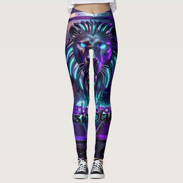 Musikstudio kärlek leggings (Framsida)