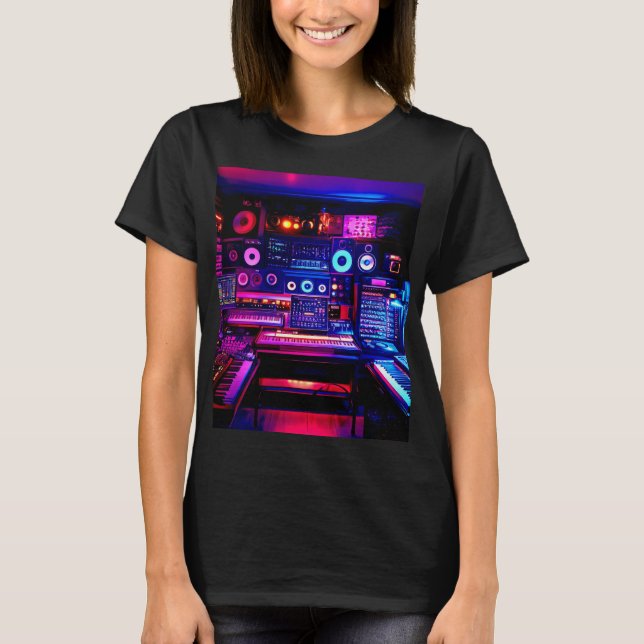 Musikstudio T Shirt (Framsida)