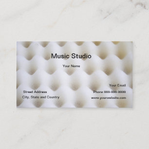 Musikstudio Visitkort