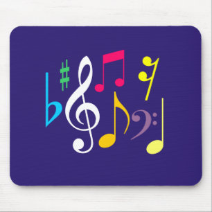Musiksymboler Mousepad Musmatta