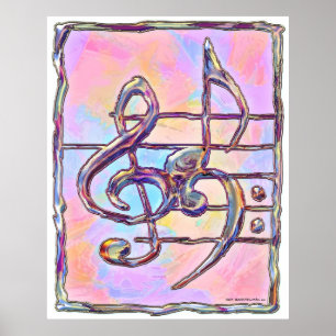 Musiksymboler, tryck 3