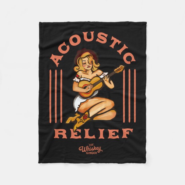 Musiktatuering för akut nödlösning för tropisk Gui Fleecefilt (Framsidan)