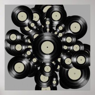 musiktema decylvinylposter poster