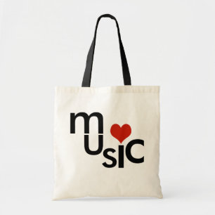 Musiktema kärlek tygkasse