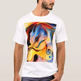 Musiktemakonst T Shirt