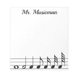 Musiktematiskt Anteckningsblock