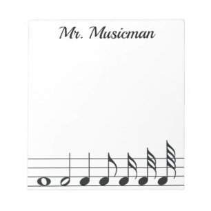 Musiktematiskt Anteckningsblock