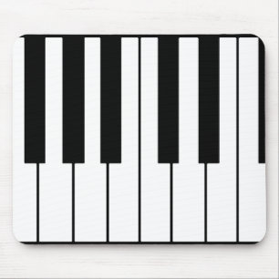 musiktemed piano nycklar musmatta