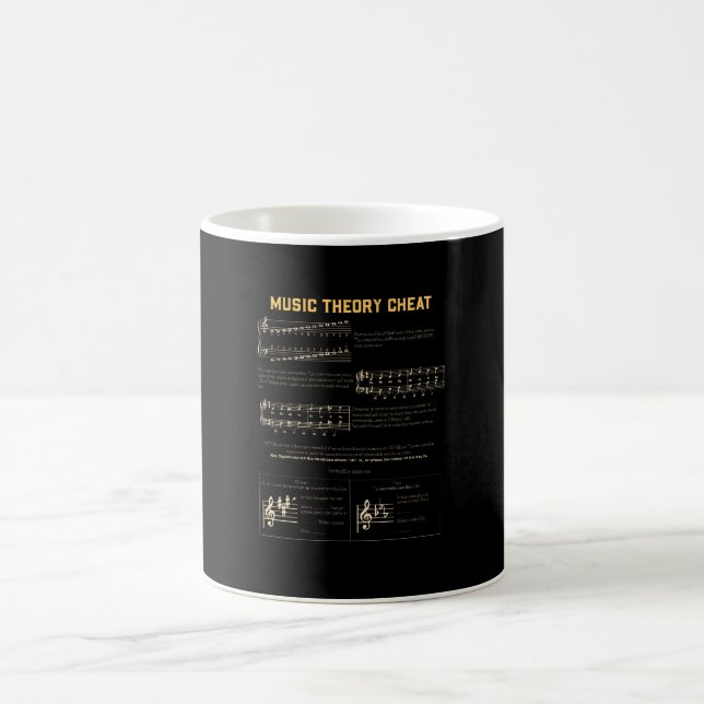 Musikteorigrafik Kaffemugg (Center)