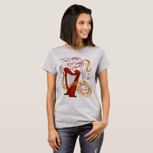 Musikterapi "Behålla Harping" T Shirt