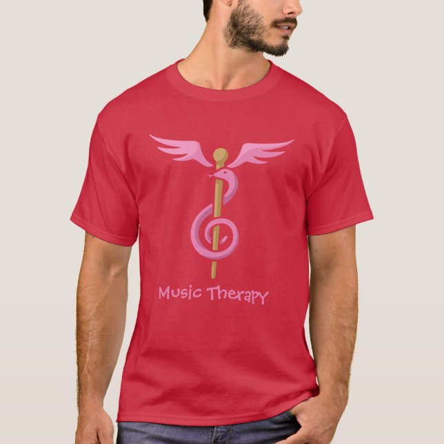 Musikterapi T Shirt (Framsida)