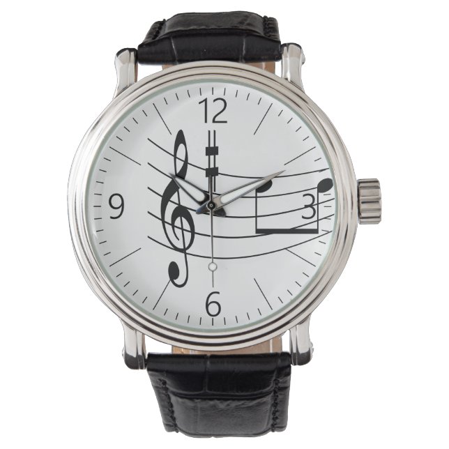 Musiktext Armbandsur (Framsida)
