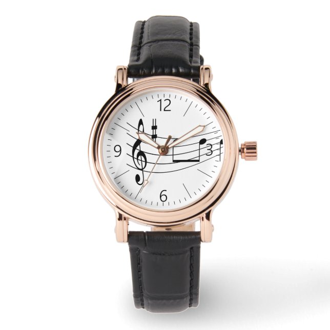 Musiktext Armbandsur (Framsida)