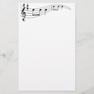 Musiktext Brevpapper