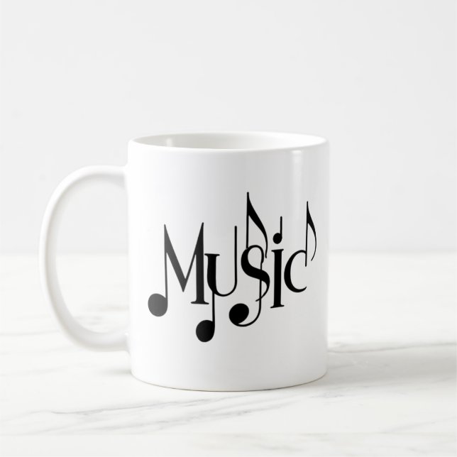 Musiktext Kaffemugg (Vänster)