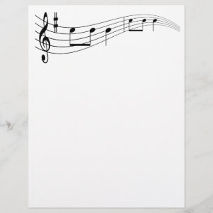 Musiktext Reklamblad